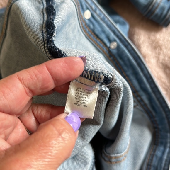 CJ Banks Embroidered Jean Jacket - Picture 6 of 7